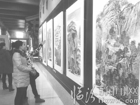 臨汾:國(guó)畫精品靚古城